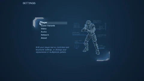 Settings screen preview
