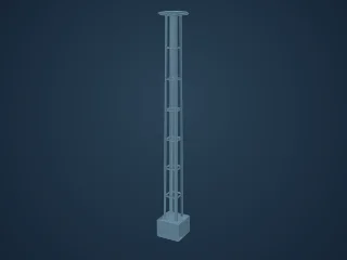 Antennae mast geometry preview