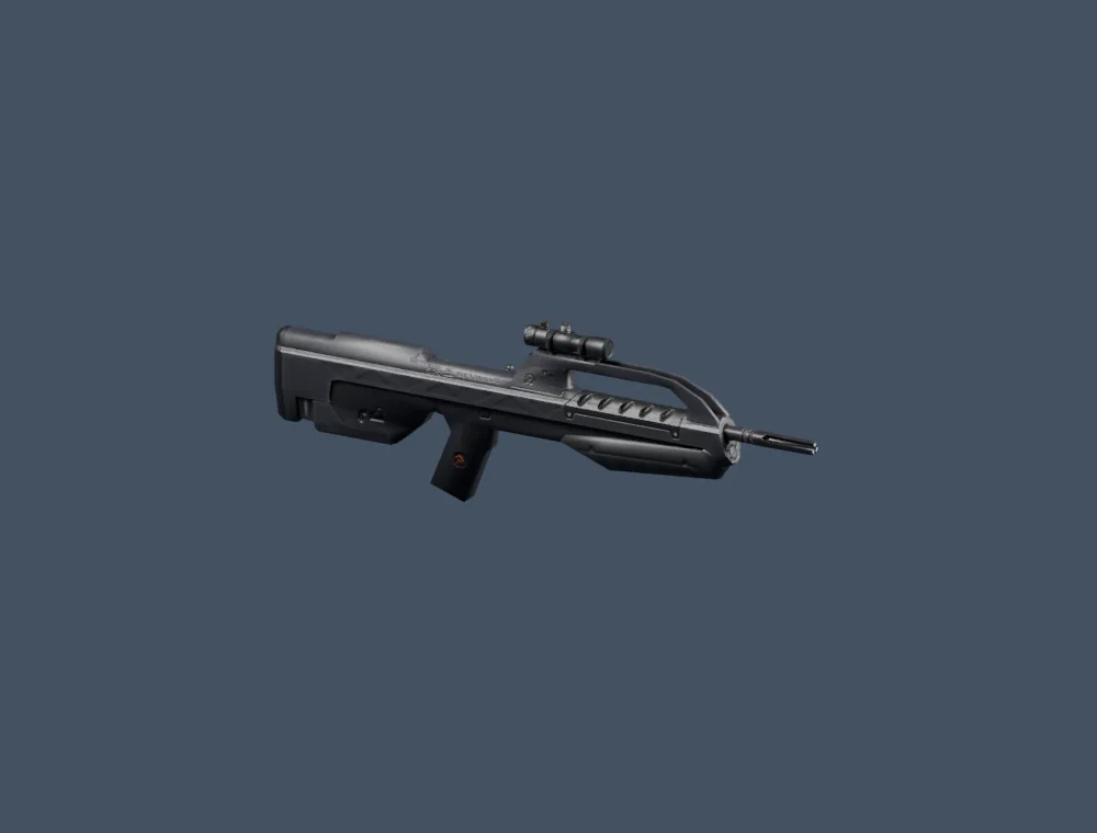 Battle rifle model preview